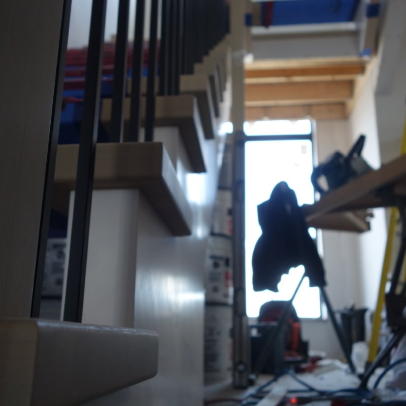 extra large hardwood dropnose stair treads