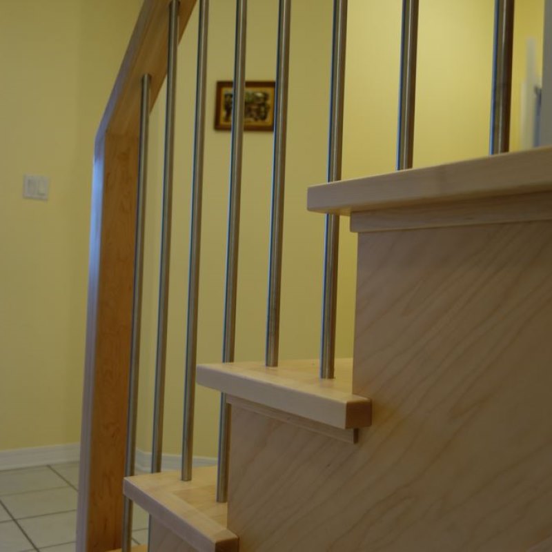 Kanata hardwood staircase installation