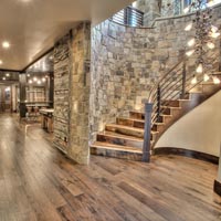 install hardwood on stairs